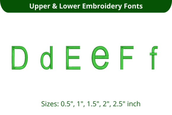 Arial Narrow Font DEF for Embroidery