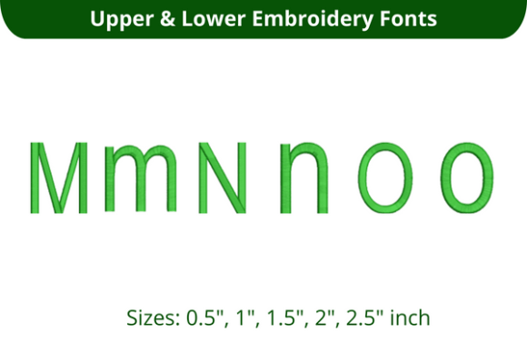 Arial Narrow Font MNO for Real Embroidery Projects