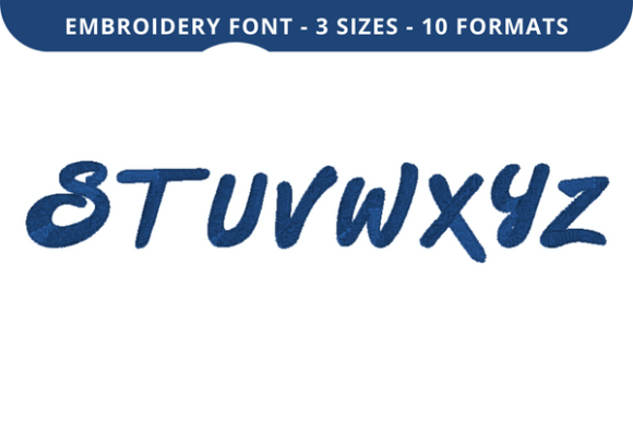 Basket Ball Font S to Z: A Bold Embroidery Choice for Small Business Branding