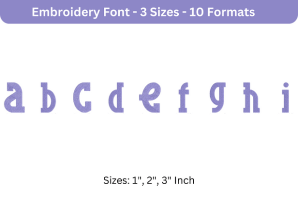 Blue Plate Font Lowercase a to I