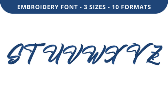 Bright Future Font S to Z Review for Seasonal Embroidery