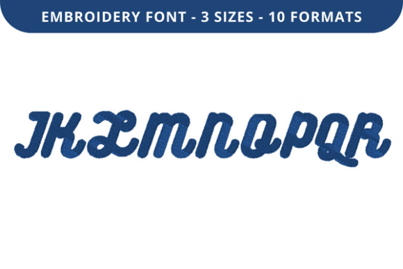 Buck Harry Font J to R: A Versatile Embroidery Design for Personalized Gifts