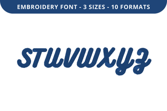 Buck Harry Font S to Z Review for Embroidery Sellers