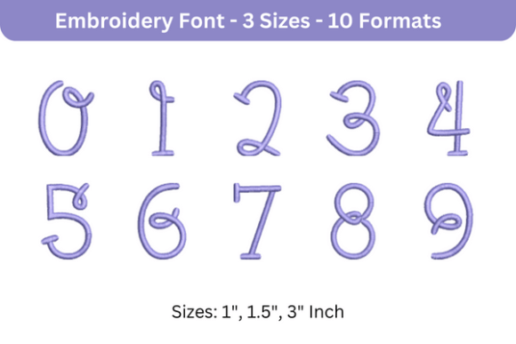 BumbleBee Font 0 to 9