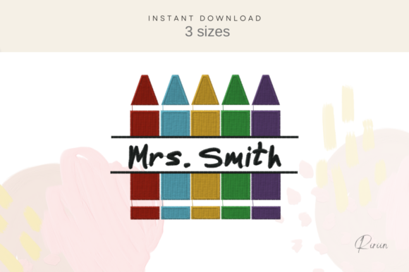 Crayon Split Monogram for Real Projects