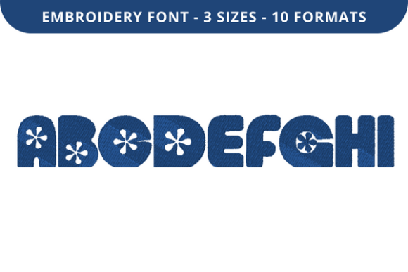 Daisy Font a to I Review: A Versatile Embroidery Design for Small Business Branding