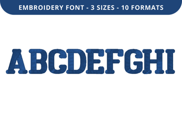 Do Not Enter Font A to I: A Review for Embroidery Designers