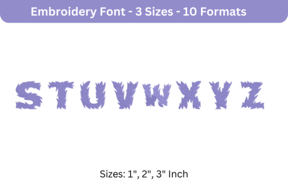 Fire Cat Font S to Z Review