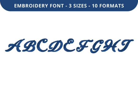 Fonso Font a to I: A Versatile Embroidery Addition