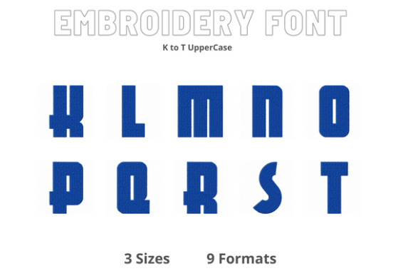Font K to T Review: A Sweet Embroidery Font for Personalized Gifts