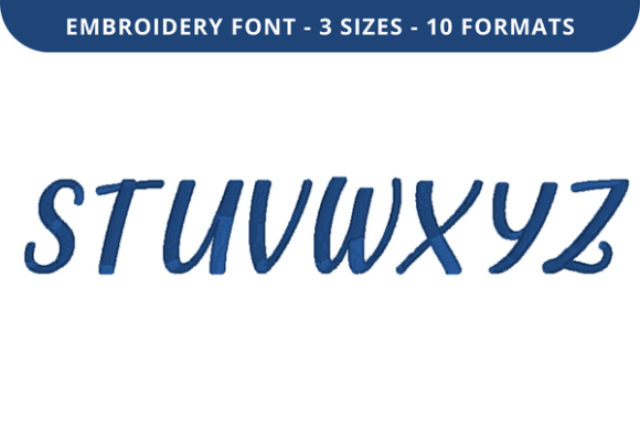 Fornever Font S to Z: A Versatile Embroidery Design for Seasonal Creations