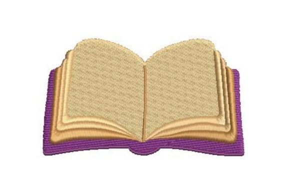 Large Open Book Embroidery Design Review