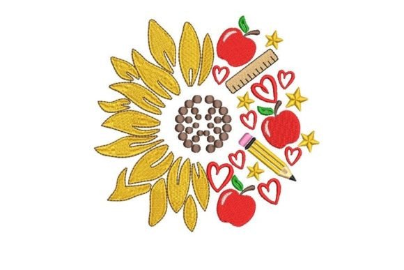 Teacher Sunflower Embroidery Design Review